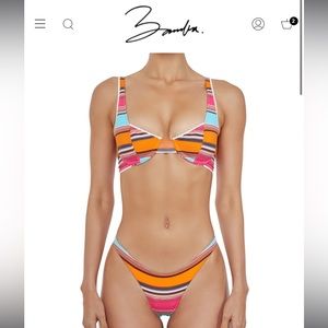 Bamba Swim - Citrus top & bottom Size M